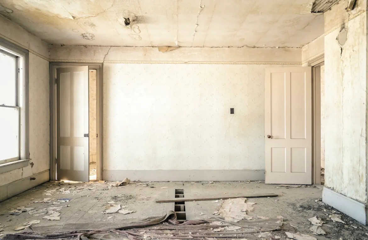 Waste disposal crew managing a cleanout project in Ellwood City